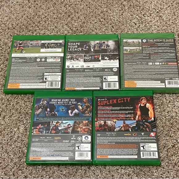 Xbox One 5x Game‎ Bundle - Microsoft Xbox One - One Game Is Sealed - Picture 2 of 3